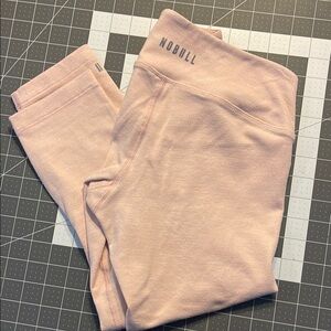 Nobull Pink Cropped Leggings